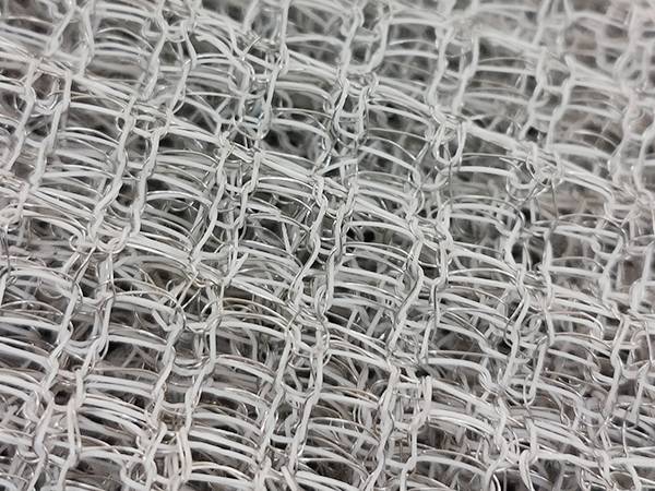 PE + stainless steel gas-liquid filter knitted mesh of mist eliminator detail