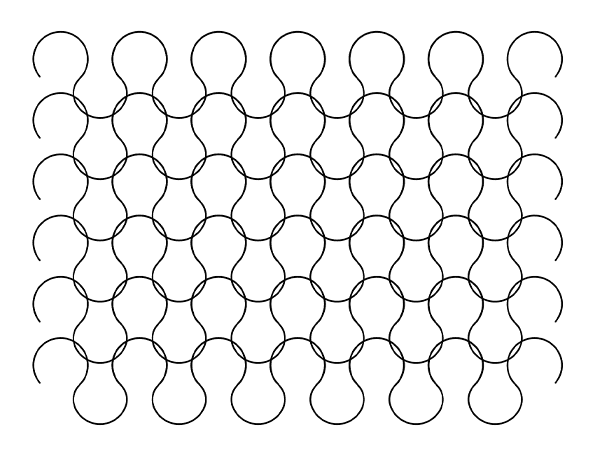 DP gas-liquid filter metal/plastic knitted mesh pad of mist eliminator detail
